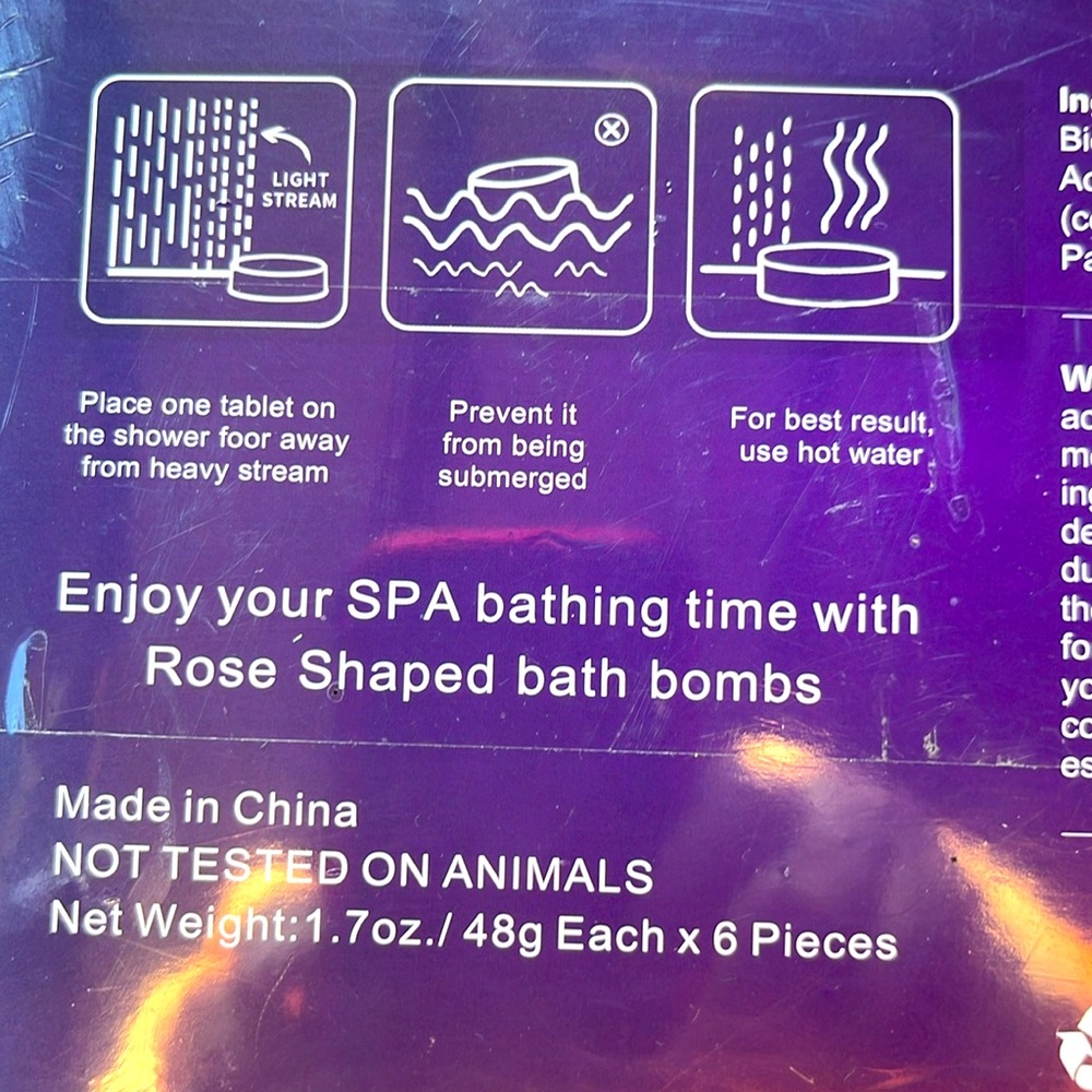 Lukimate Aromatherapy Rose Shaped Shower Steamers - Picture 3 of 4